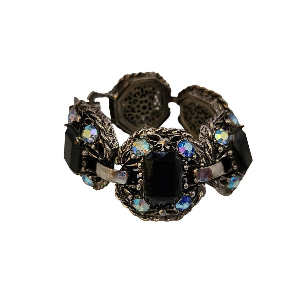 Vintage Chunky Glass Selro Style Amazing Bracelet (A4357)